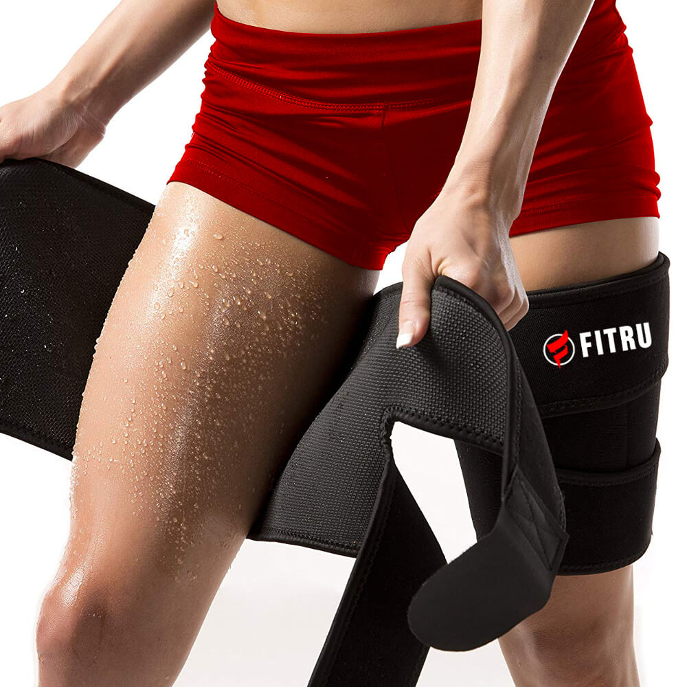 Hot Thermo Thighs Shaper, Slimming Compression Leg Wrap, Ultra