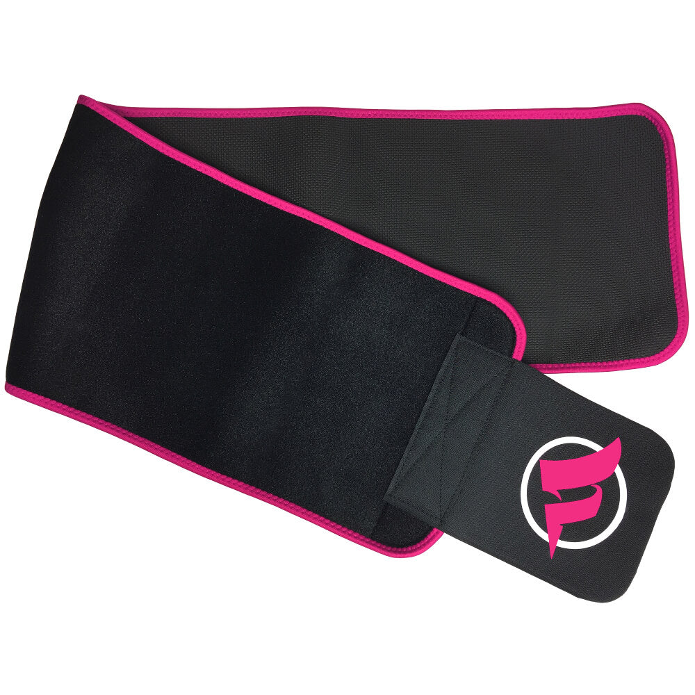 Black Waist Trimmer Sauna Ab Neoprene Belt - Waist Trainer Stomach Wra –  PeachFit Sportswear