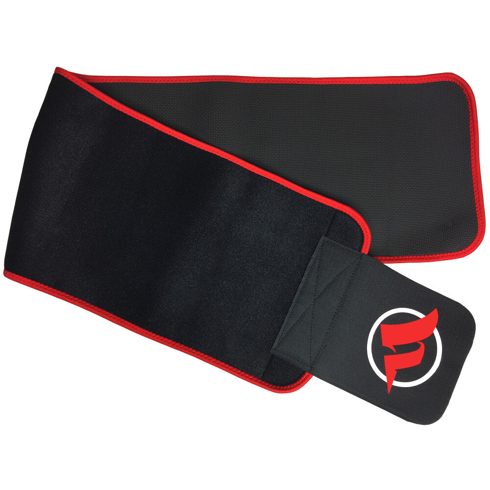 Perfotek Workout Bundle - Waist Trimmer Belt Sweat Wrap Tummy Toner with  Sauna Suit Effect - Resistance Bands with Handles, Set for Exercise - 11  pcs